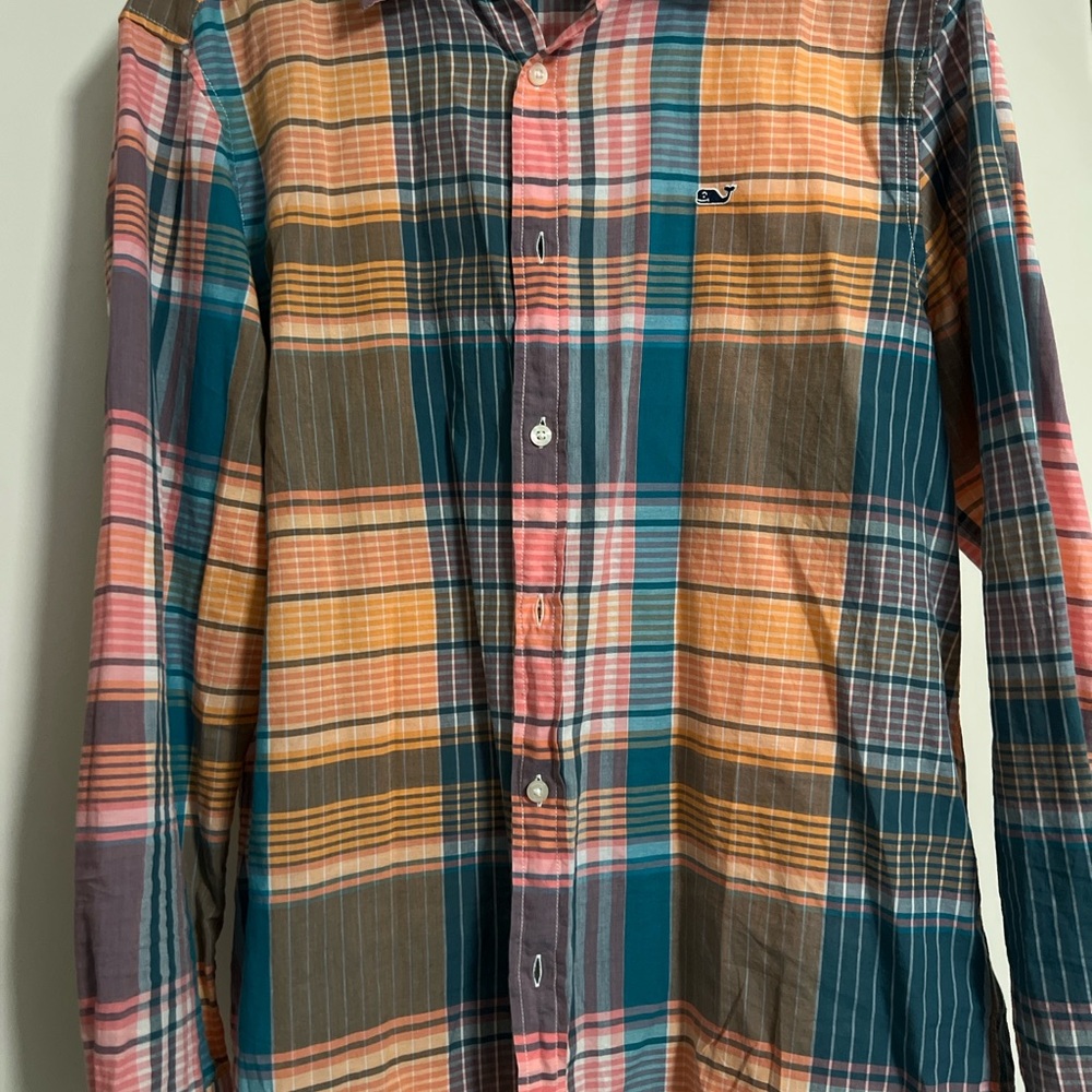 Vineyard Vines Multicolor Plaid Men's Shirt